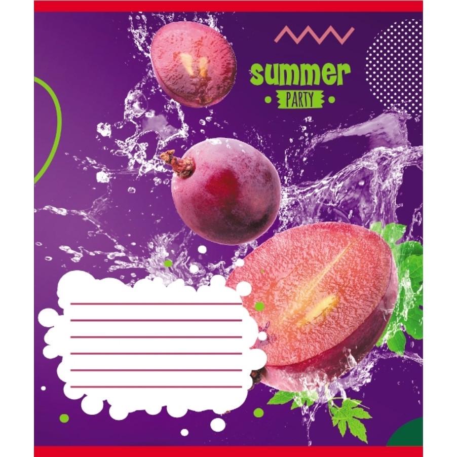 Зошит учнівський Leader Фрукти у воді 024-550016K-5 в клітинку 24 арк. (RLT55251)