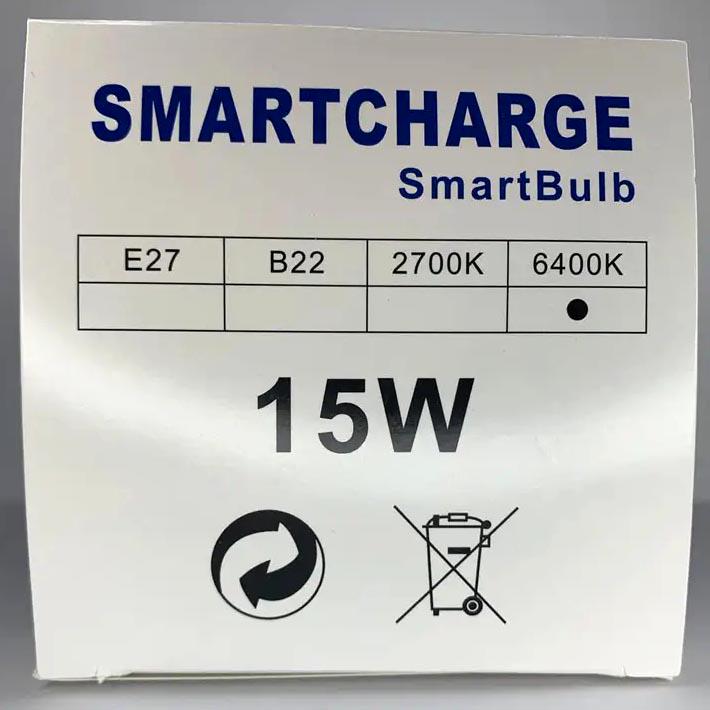 Лампа світлодіодна Smart Charge Smart Bulb з акумулятором 15W E27 6500К - фото 7