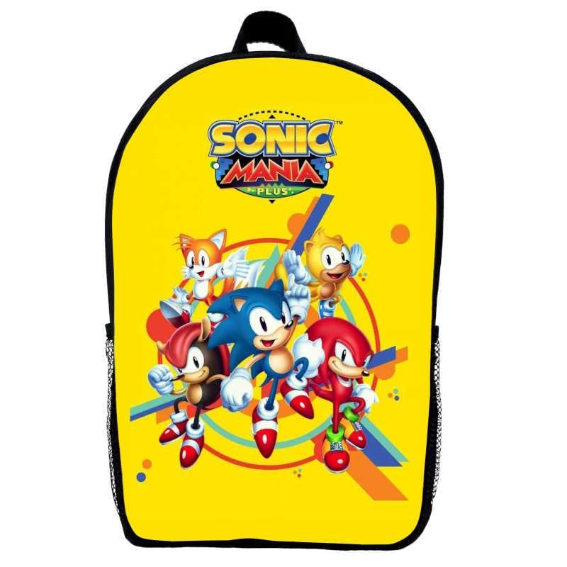 Школьный рюкзак детский Sonic 04 29х21х9 см 5 л Черный (2249949897)