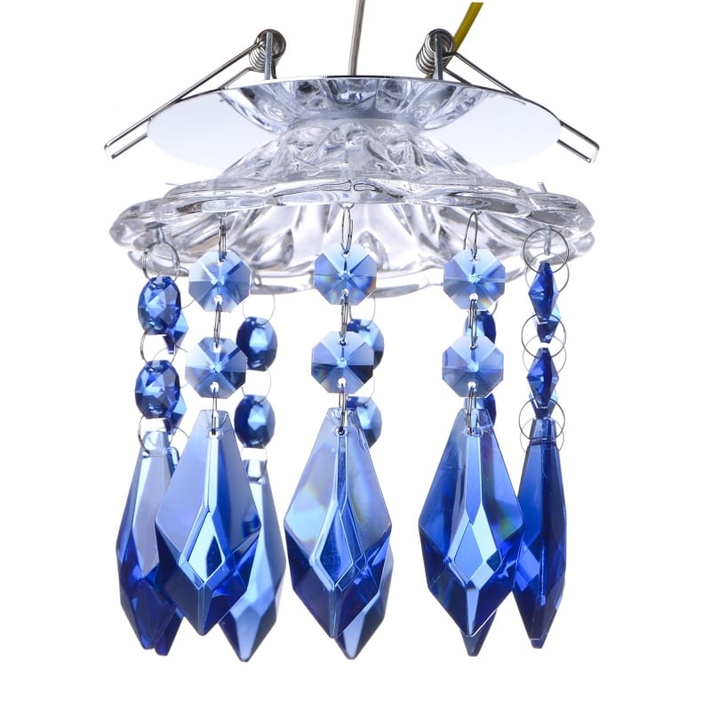 Светильник точечный Brille HDL-G124 CHR+Blue (162276)