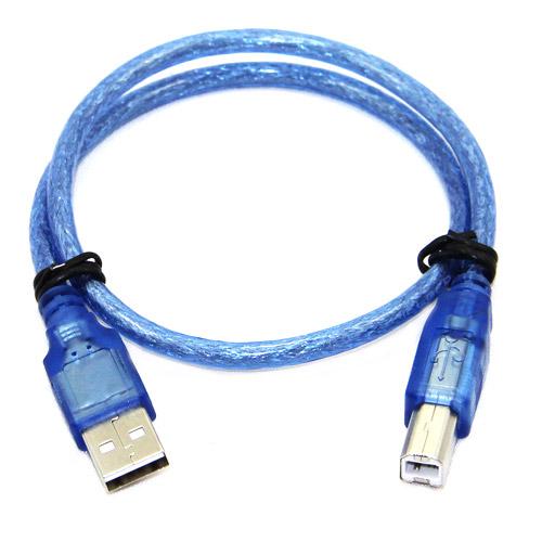 Кабель USB AM-BM для Arduino принтера сканера экранированный 50см