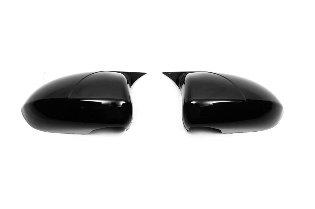 Накладки на зеркала BMW-style Niken для Opel Corsa D 2007-2014 гг. abs-пластик Черный