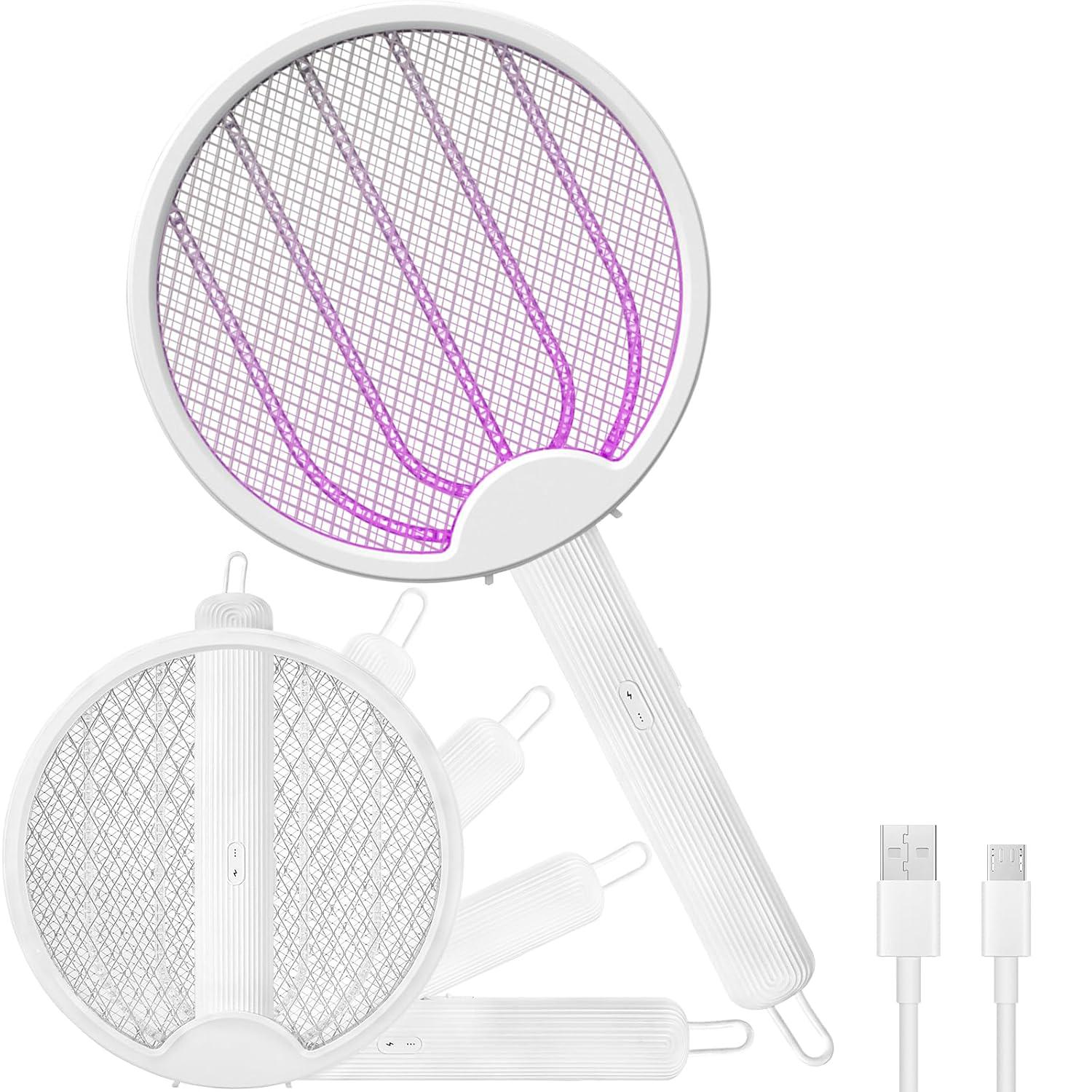 Мухобойка в виде ракетки электрическая (88_Four in one) - фото 14