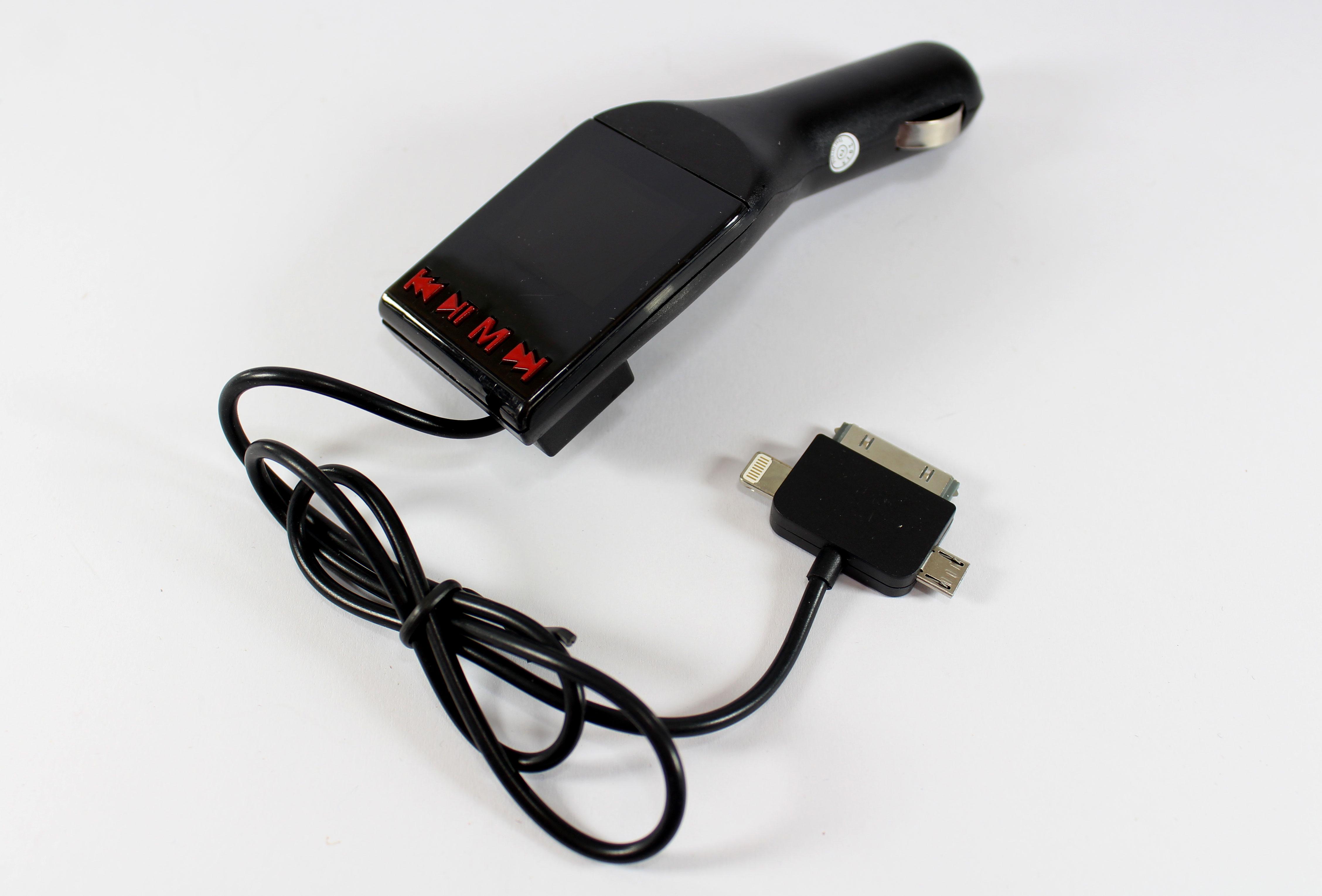 Трансмітер fm CM i15 N/S/i5 SD USB Чорний (535777) - фото 2