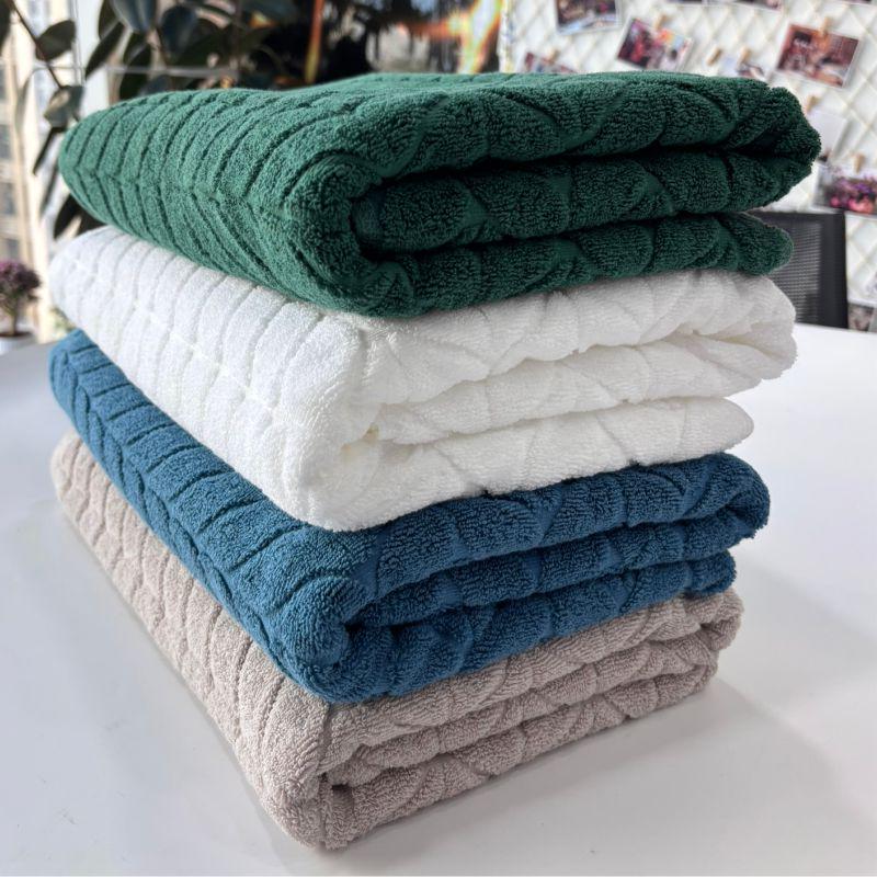 Набір рушників для ванної Lovely Svi Milano жаккард 2 шт. 70х140 см Green (661124) - фото 4 Набір рушників для ванної Lovely Svi Milano жаккард 2 шт. 70х140 см Green (661124) - фото 4