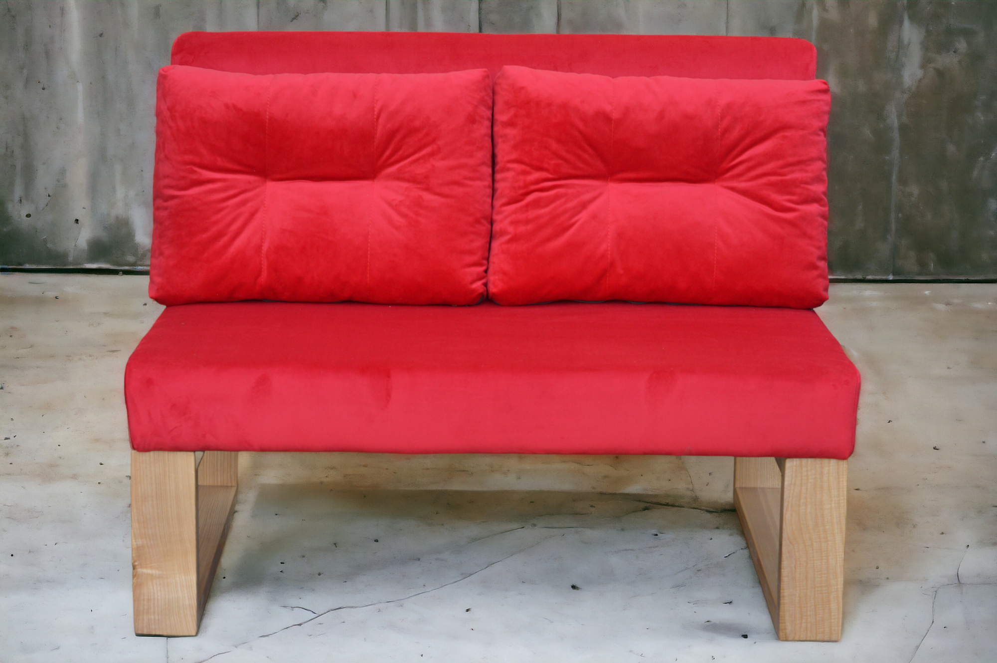 Диван Woodyloftstyle WLS D23 Лофт 1100x690x850 мм Червоний (D-23/М-110/2/J/3/07) - фото 5 Диван Woodyloftstyle WLS D23 Лофт 1100x690x850 мм Червоний (D-23/М-110/2/J/3/07) - фото 5