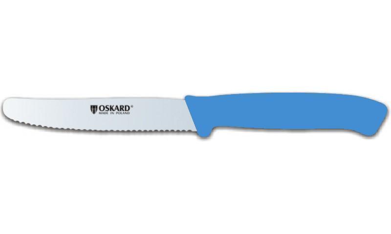 Ніж кухонний OSKARD зубчастий 110 мм Синій NK 038 Z (niebieski)