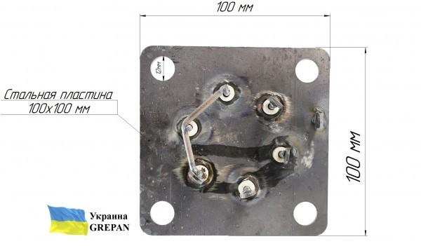 Блок-тэн Grepan 12,0 кВт 230/380 B на стальной пластине (btp004) - фото 2