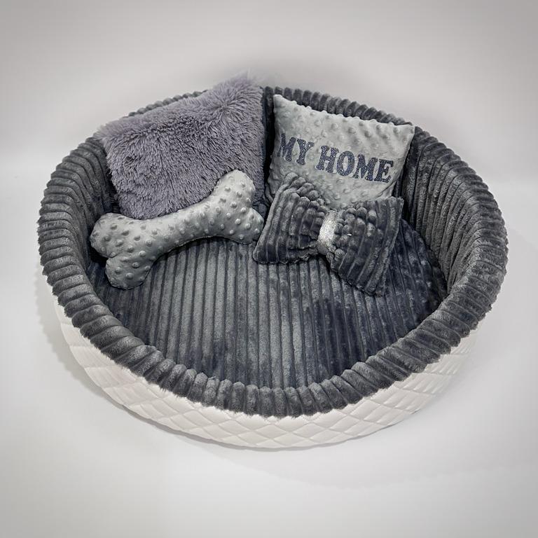 Лежанка для собак Amore mio Cane Брістоль до 16 кг 60х55х19 см (ОВ-0044) - фото 5 Лежанка для собак Amore mio Cane Брістоль до 16 кг 60х55х19 см (ОВ-0044) - фото 5