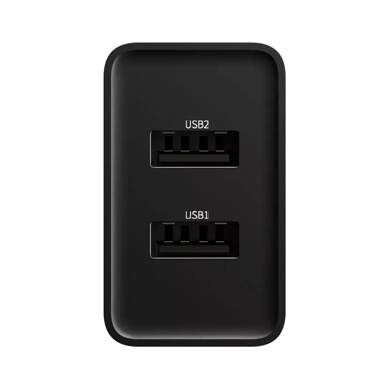 Блок для зарядки Baseus Speed Mini Dual U Charger 2USB 2A 10.5W Чорний - фото 4