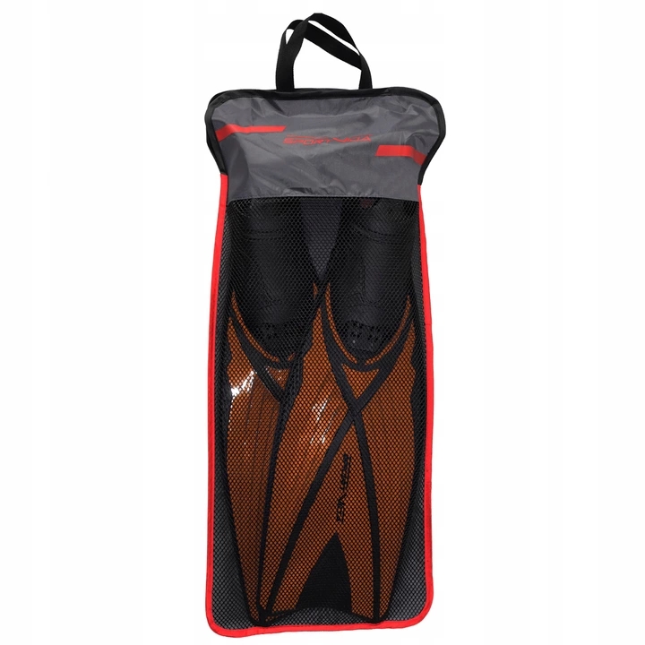 Ласты SportVida р. 44-45 Black/Orange (SV-DN0006-XL) - фото 3