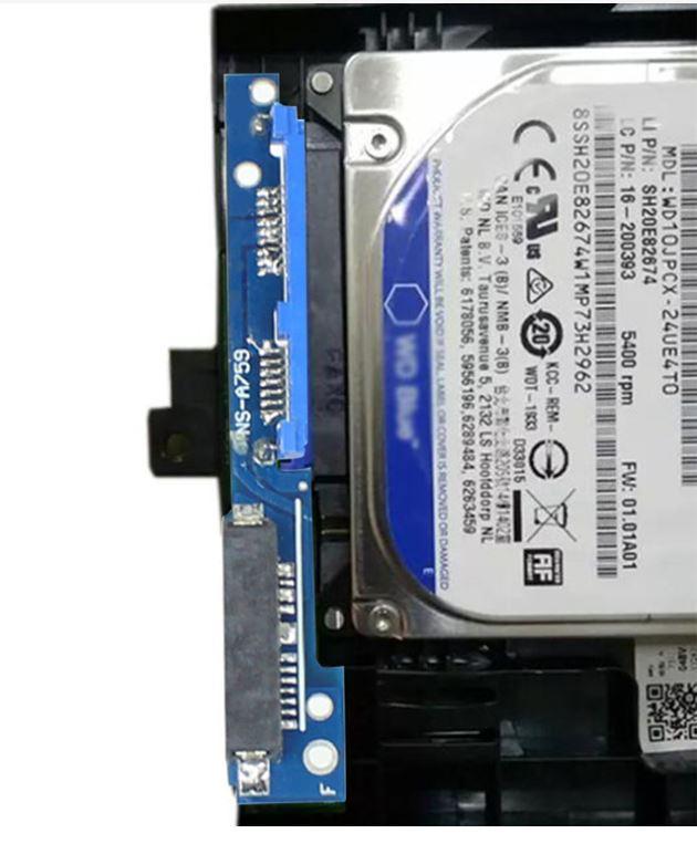Переходник адаптер Micro SATA 7+6 на SATA 7+15 для Lenovo 310 312 320 330 510 520 optibay оптибей (L85001) - фото 6