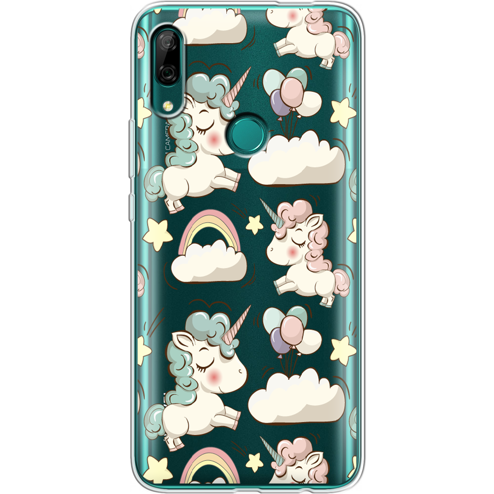 Чехол Boxface Huawei P Smart Z Unicorns Прозрачный силикон (37381-cc2-37381)