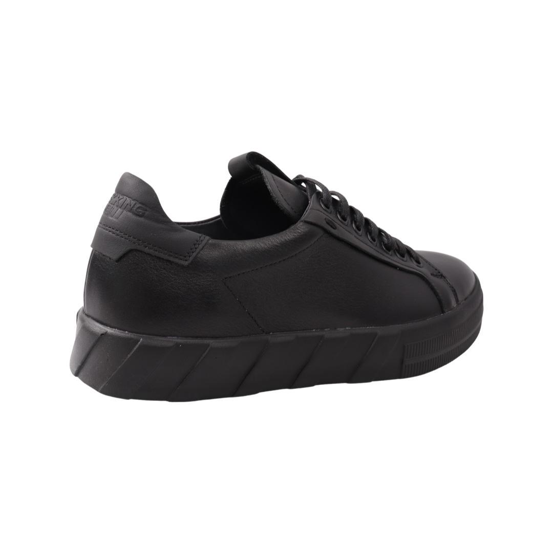 Кеды мужские Maxus shoes из кожи р. р. 44 Черный (79-21DTC) - фото 4