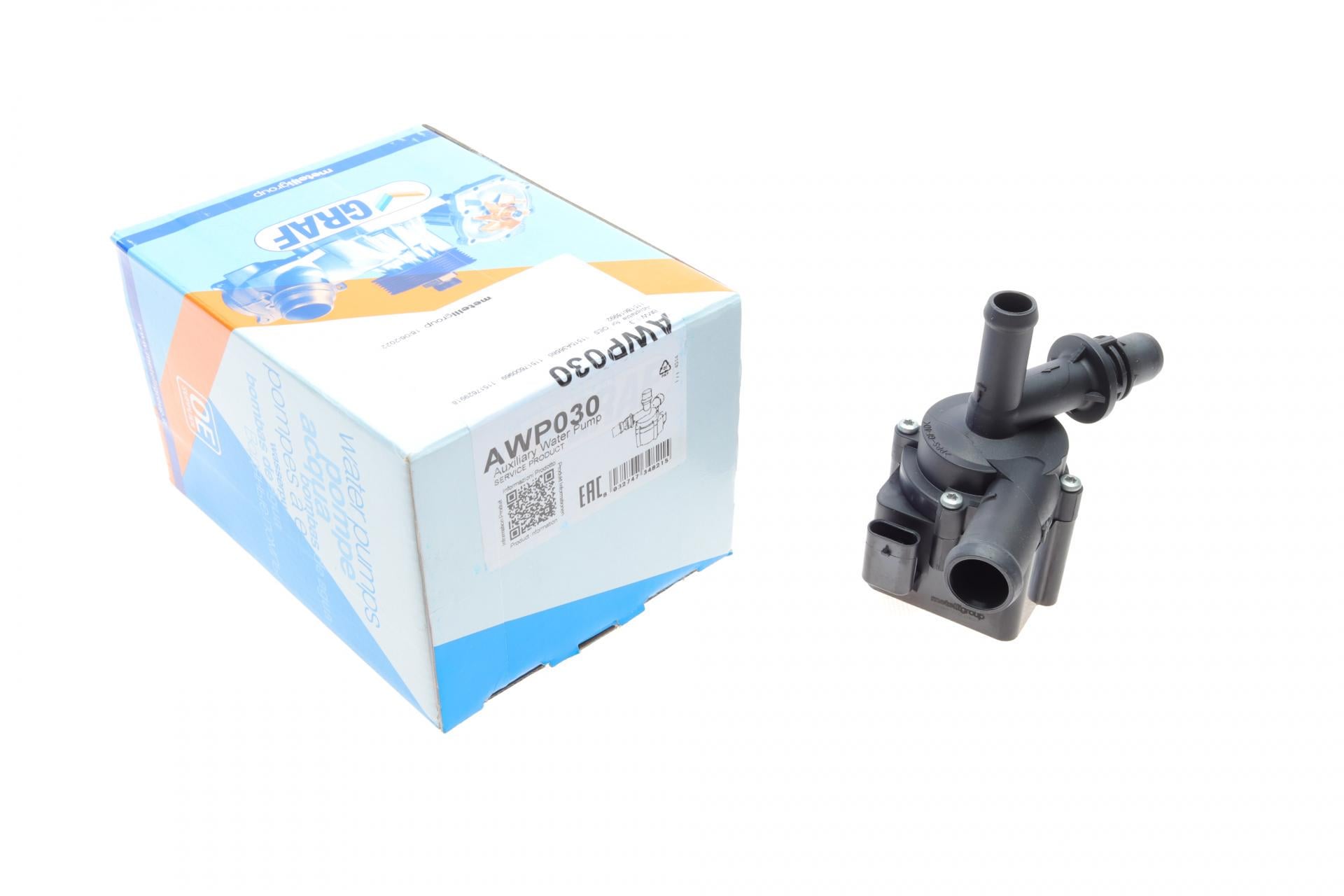 Насос системы охлаждения дополнительный Graf BMW 1 F20 11-/3 F30/F80 N13 12-16 (AWP030)