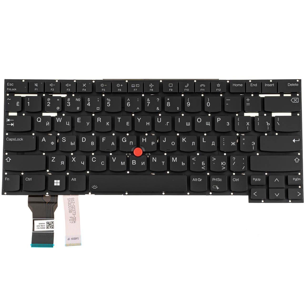 Клавиатура для ноутбука Lenovo ThinkPad T14S Gen 2 с подсветкой клавиш (5M11A37407)