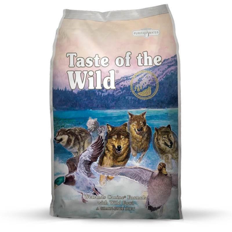 Корм сухой для собак всех пород и возрастов Taste of the Wild Wetlands из мяса утки и индейки 5,6 кг (9746-HT77) - фото 3 Корм сухой для собак всех пород и возрастов Taste of the Wild Wetlands из мяса утки и индейки 5,6 кг (9746-HT77) - фото 3