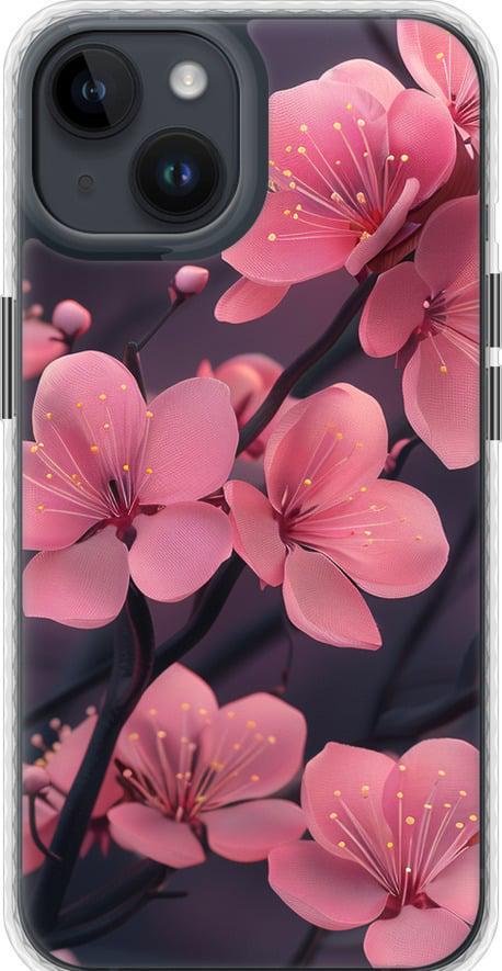 Чехол на iPhone 14 Пурпурная сакура (6075pc-2648-42517) Чехол на iPhone 14 Пурпурная сакура (6075pc-2648-42517)
