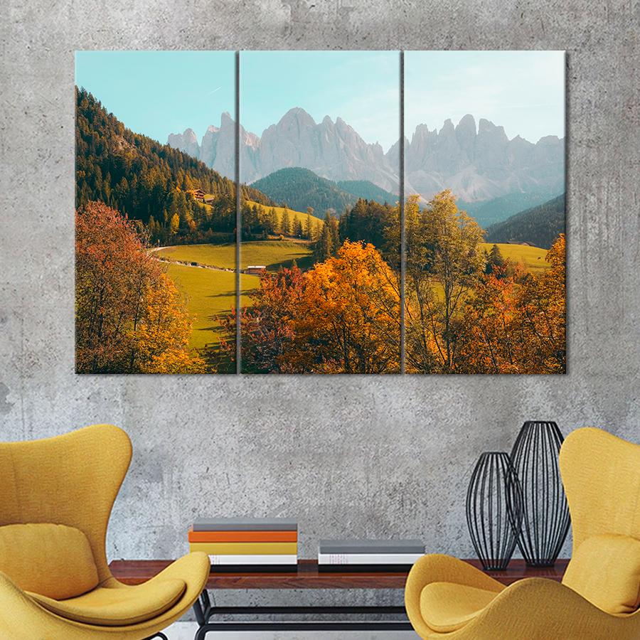 Картина природа Осенний горный пейзаж 78x48 см (A1085-3)