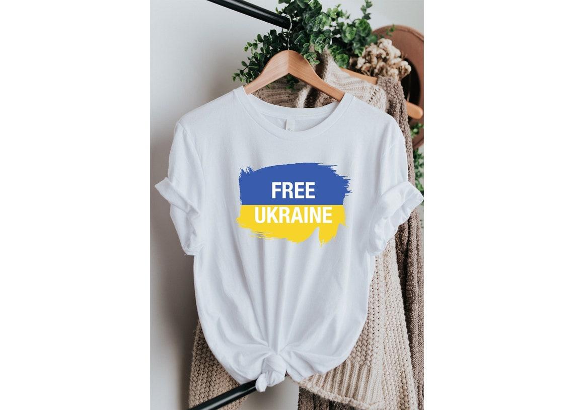 Футболка мужская патриотическая Stedman с принтом Free Ukraine Свободная Украина XXL Белый (УКР21-1691902258)