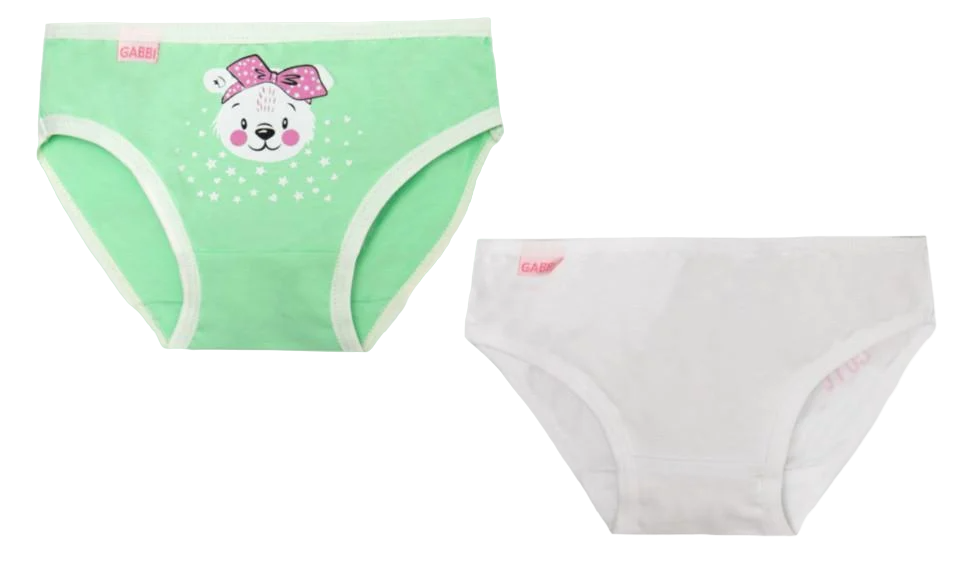 Трусы детские для девочки Gabbi TRD-22-2/2 92-98 см 2 шт. Белый (13529)