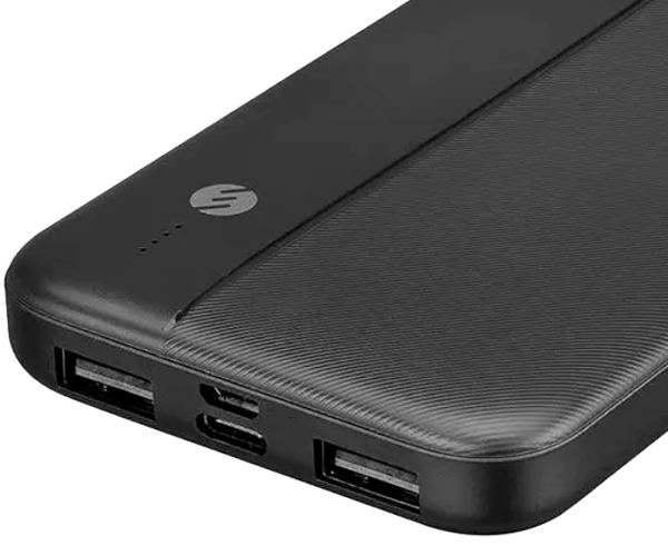 Повербанк S-Link PBG10N 10000 mAh с индикацией заряда Черный (35ce4f8f) - фото 2