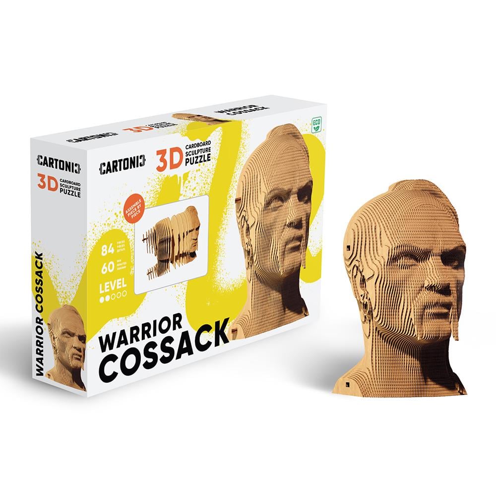 Пазл-конструктор 3D картонный Cartonic 3D Puzzle COSSACK WARRIOR Казак (33394528)