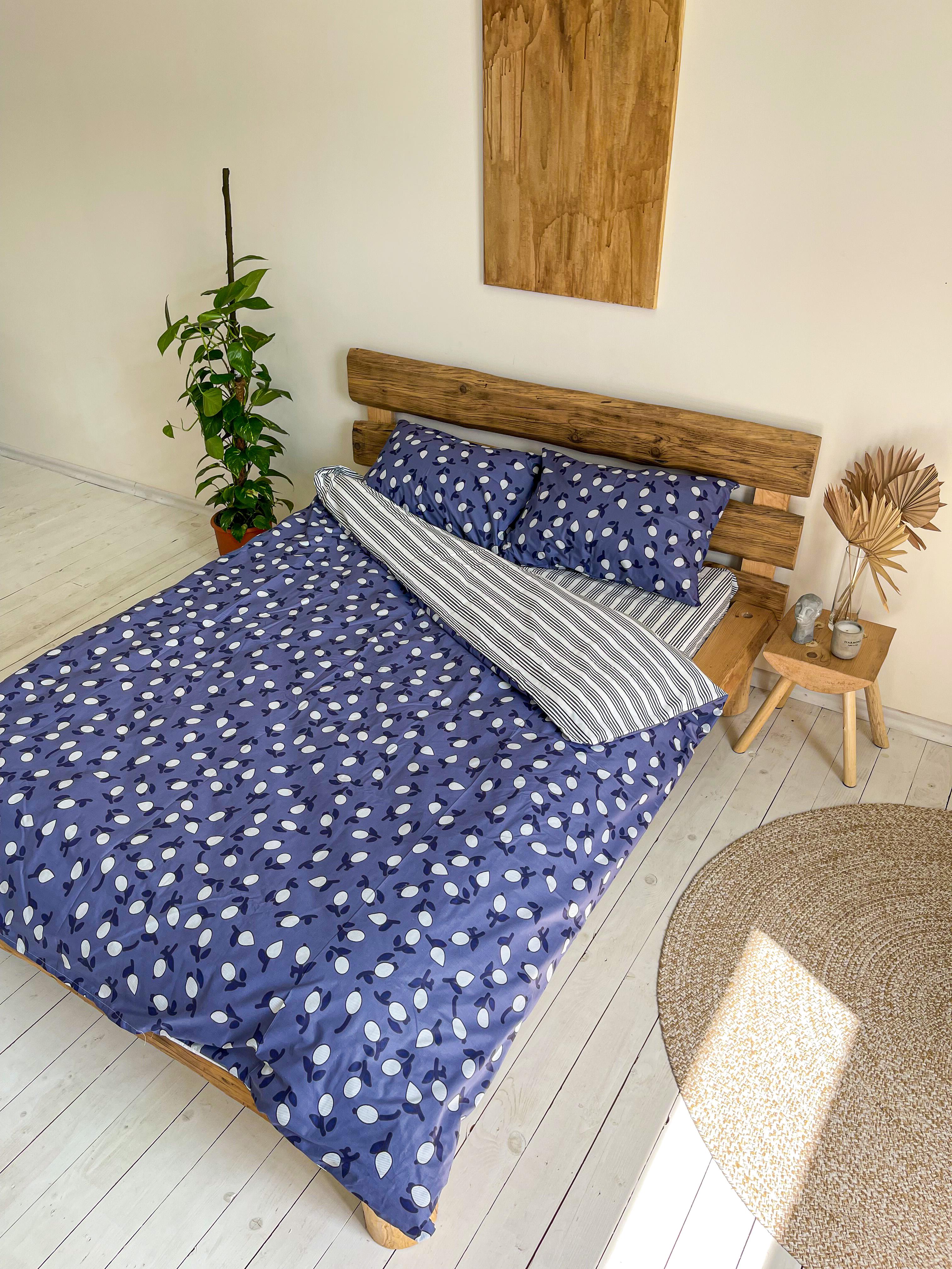 Комплект постельного белья полуторный бязь IDEAL Синий (7909966)