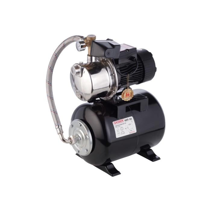 Станция насосная KOER AUTO JS-1100 с пятерником Н 56 м/Q 3,6 кБм/P 1100 Вт/1x1" (KP3261)