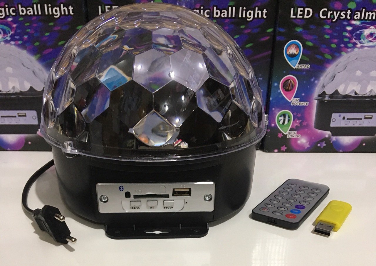 Диско шар светомузыка Led Magic Ball с Bluetooth и MP3 (240) - фото 3