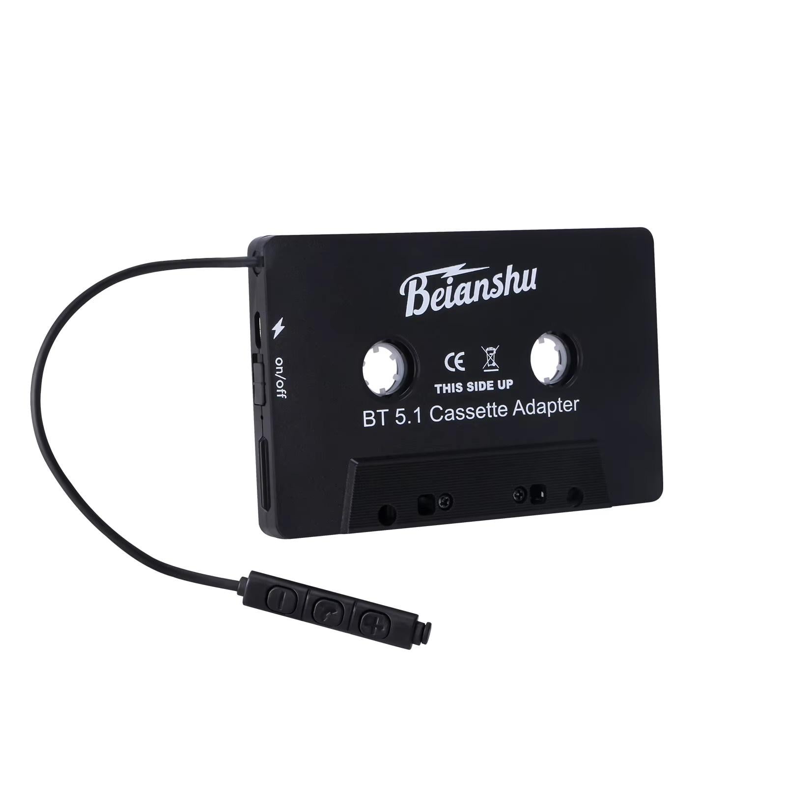 Автомобильный аудиоадаптер Beianshu ZHX-008 AUX с Bluetooth 5.1 Black (77616)