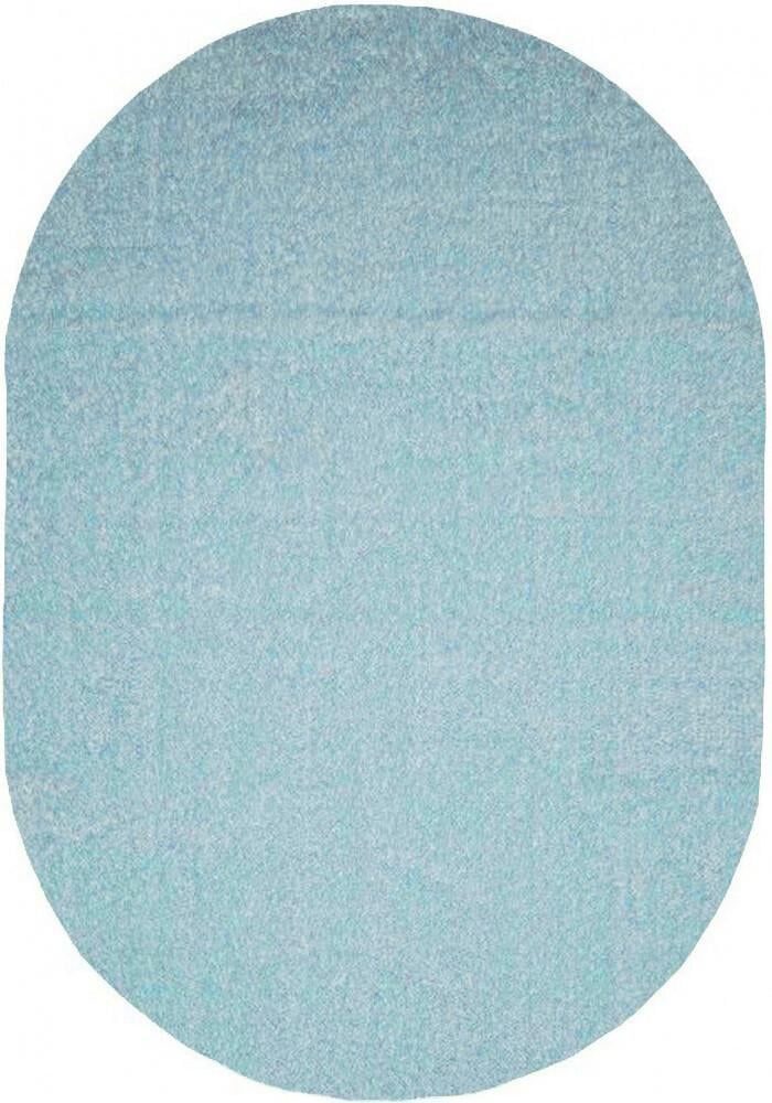 Ковер с высоким ворсом Puffy 4b S001a овал 120x170 см Light Blue (56761217)