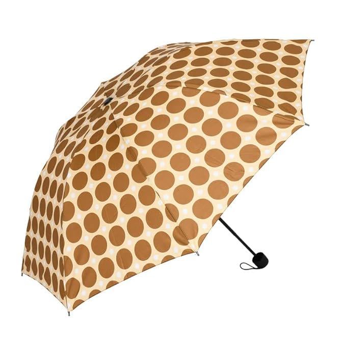 Зонтик складной автомат Dots 8 спиц купол 95 см Brown (28915383) - фото 4