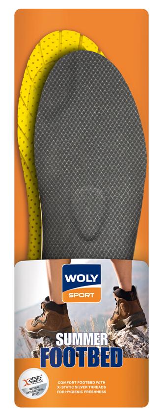 Устілки Woly Sport Summer Footbed 37 Чорний (1033-WS 5087.037) - фото 1