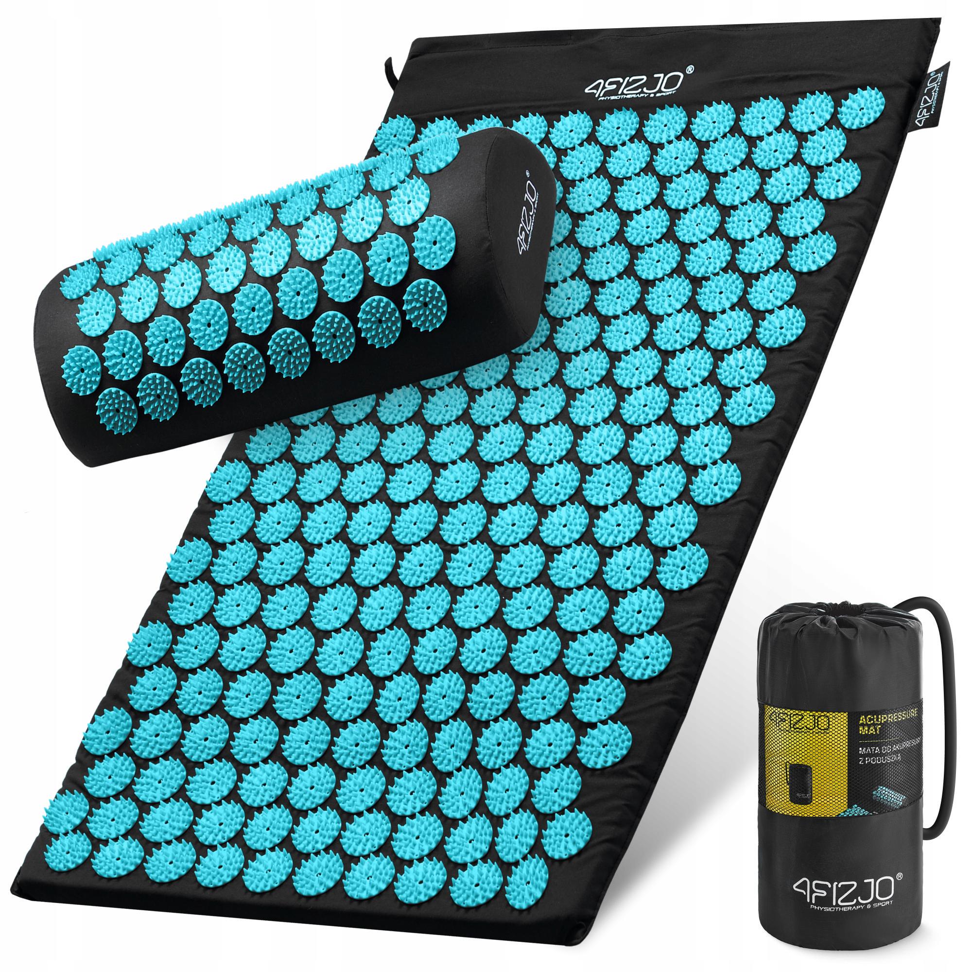 Коврик акупунктурный с валиком 4FIZJO Classic Mat Аппликатор Кузнецова Black/Blue (P-5905973402385) Коврик акупунктурный с валиком 4FIZJO Classic Mat Аппликатор Кузнецова Black/Blue (P-5905973402385)
