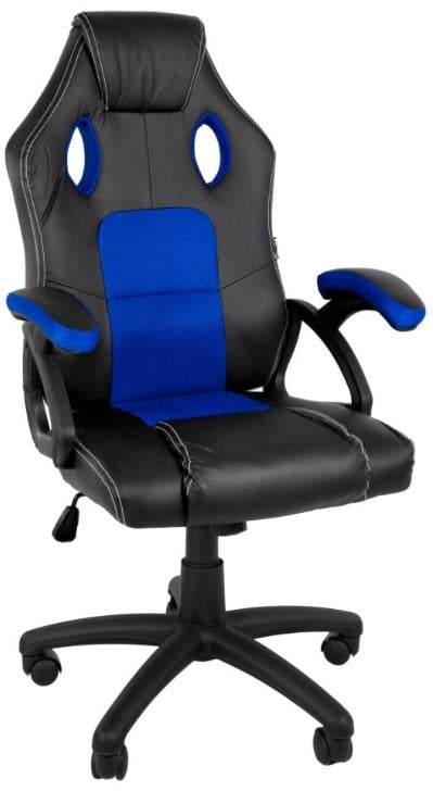 Кресло геймерское Bonro YS-6056 Синий (3910) - фото 1 Кресло геймерское Bonro YS-6056 Синий (3910) - фото 1