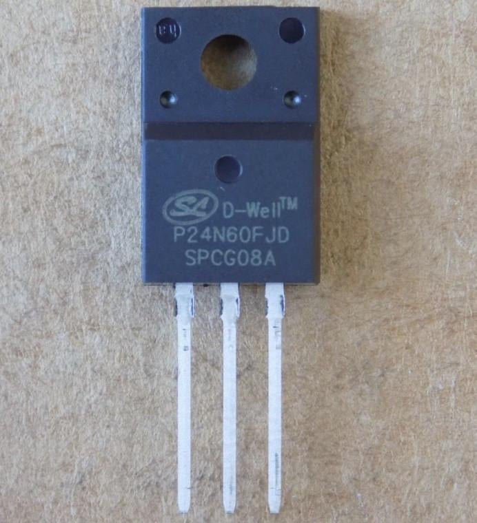 Транзистор P24N60FJD SVSP24N60FJDD2/TO220F (50874) Транзистор P24N60FJD SVSP24N60FJDD2/TO220F (50874)