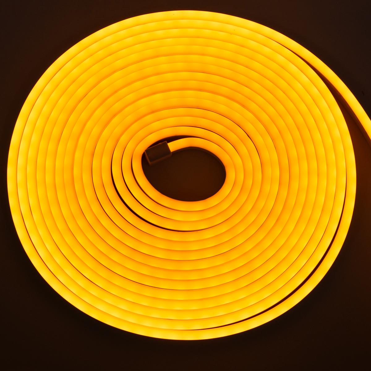 Стрічка гнучка LED NEON 5 м Жовтий (1009828-Yellow)