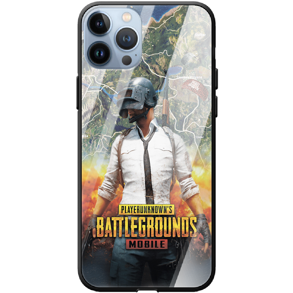 ᐉ Чехол BoxFace iPhone 13 Pro Max PUBG Mobile Черный силикон со стеклом  (43360-up2309-43866) • Купить в Киеве, Украине • Лучшая цена в Эпицентр