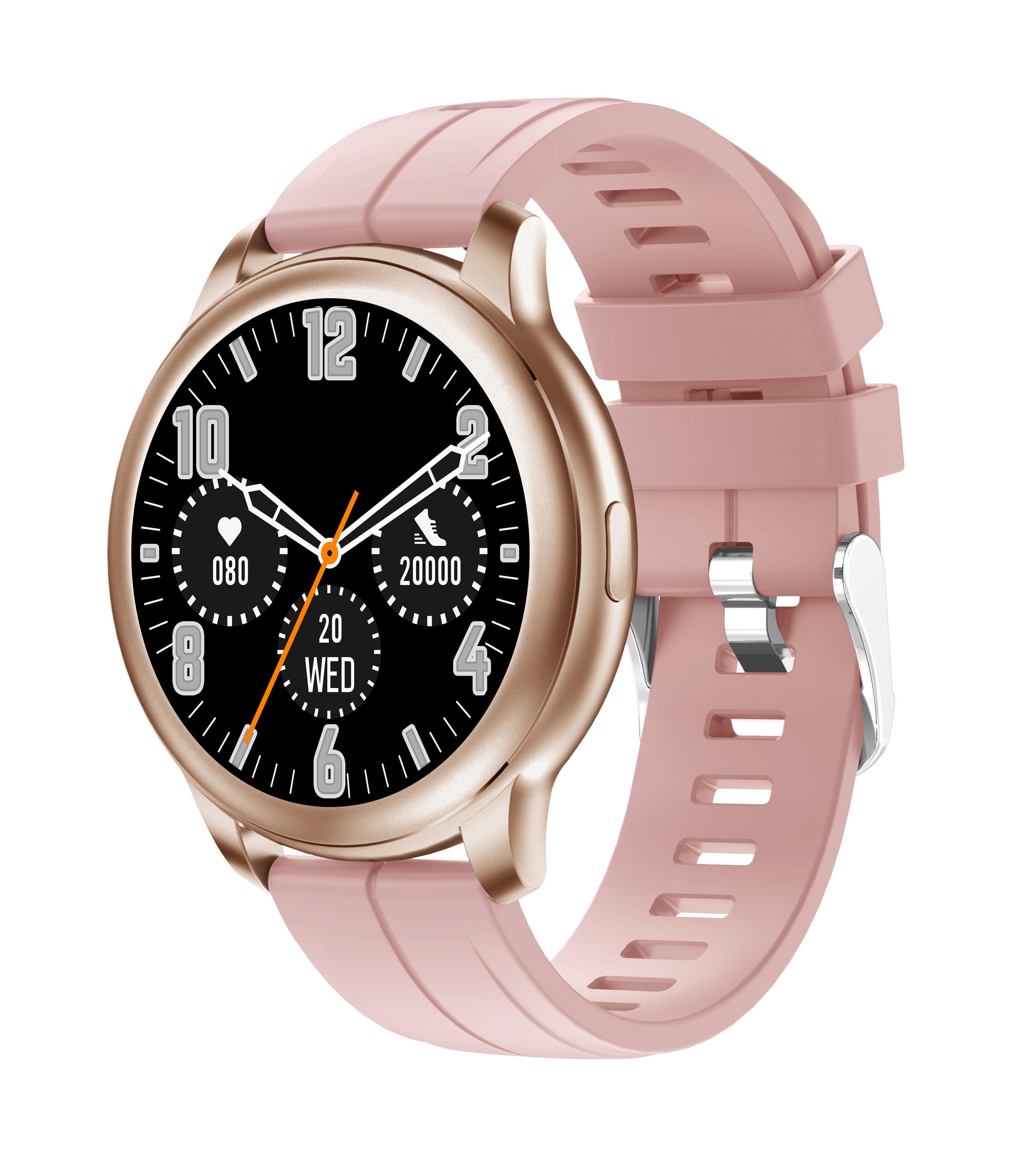 Розумний годинник Globex Smart Watch Me AERO Gold pink - фото 4