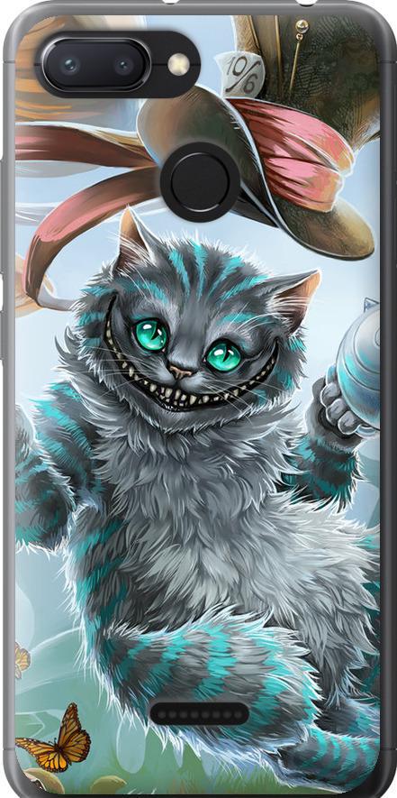 Чохол на Xiaomi Redmi 6 Чеширський Кіт 2 (3993u-1521-42517)