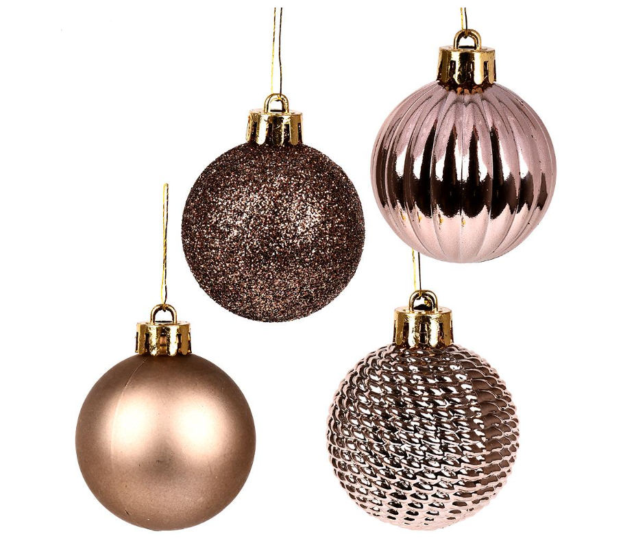 Шарики елочные 4 см 16 шт. (9774) - фото 1 Шарики елочные 4 см 16 шт. (9774) - фото 1