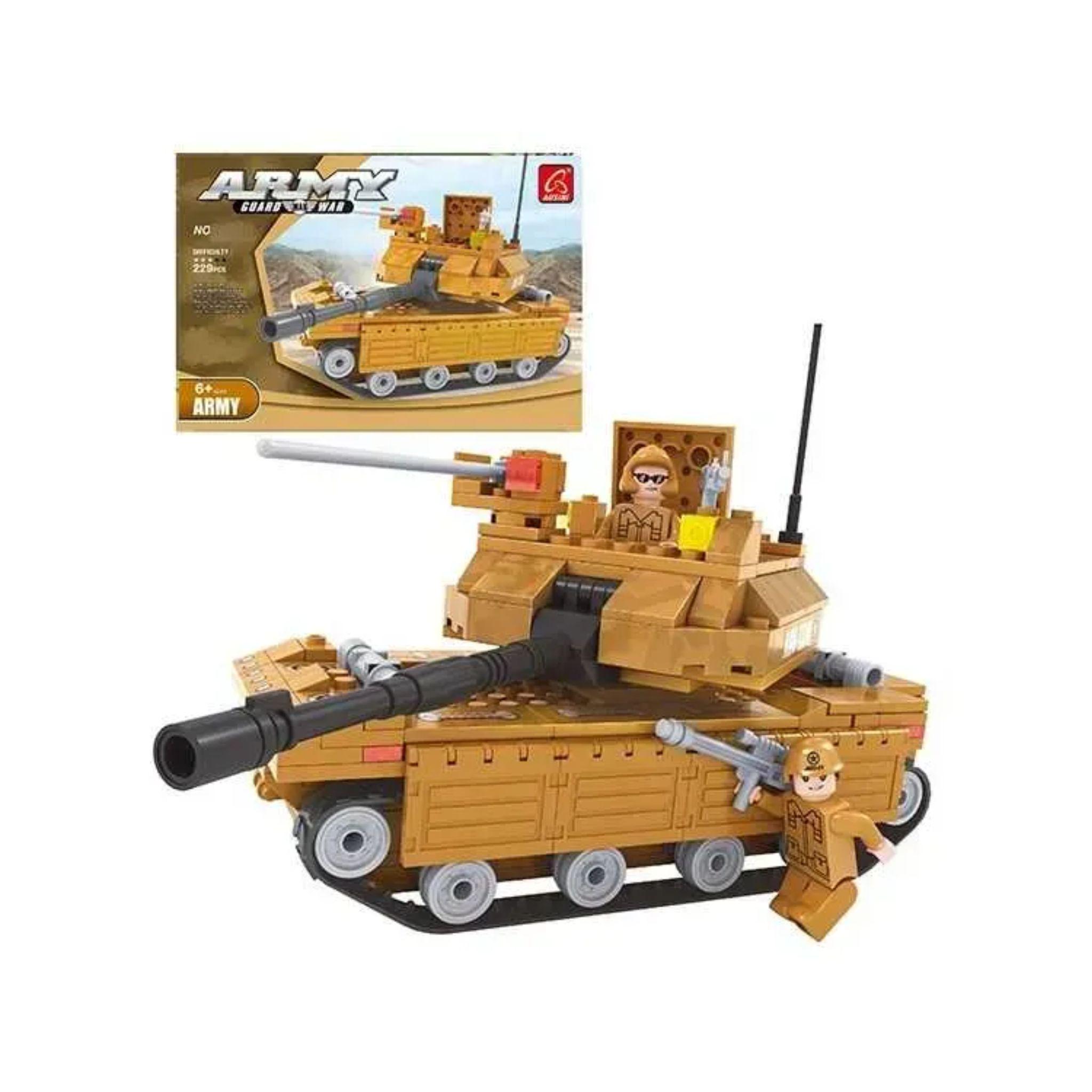 Конструктор Army 22504 Танки з фігуркою військового 233 деталі (29435943) - фото 3 Конструктор Army 22504 Танки з фігуркою військового 233 деталі (29435943) - фото 3