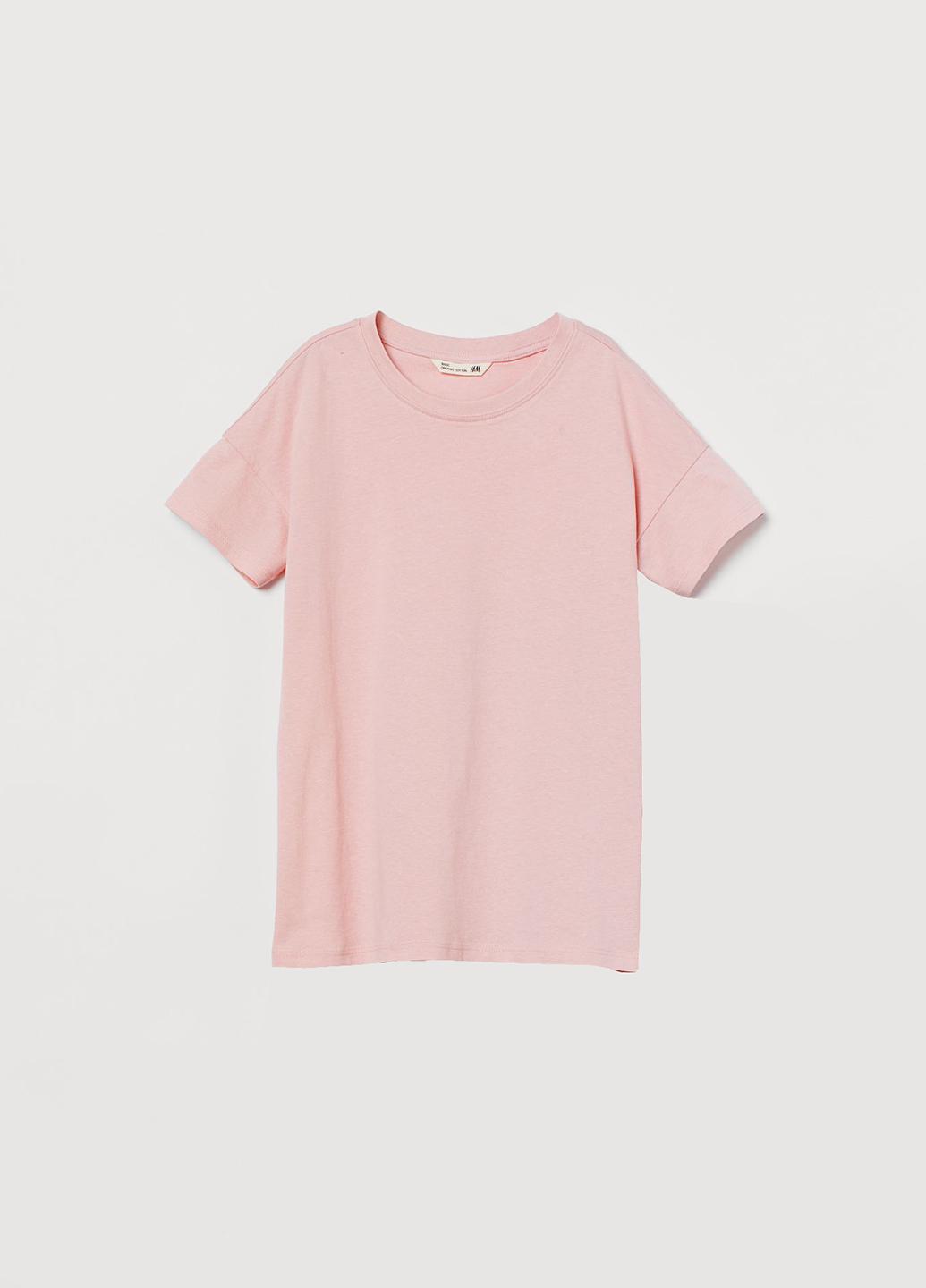 Футболка H&M 164 см Розовый  (939282b39)