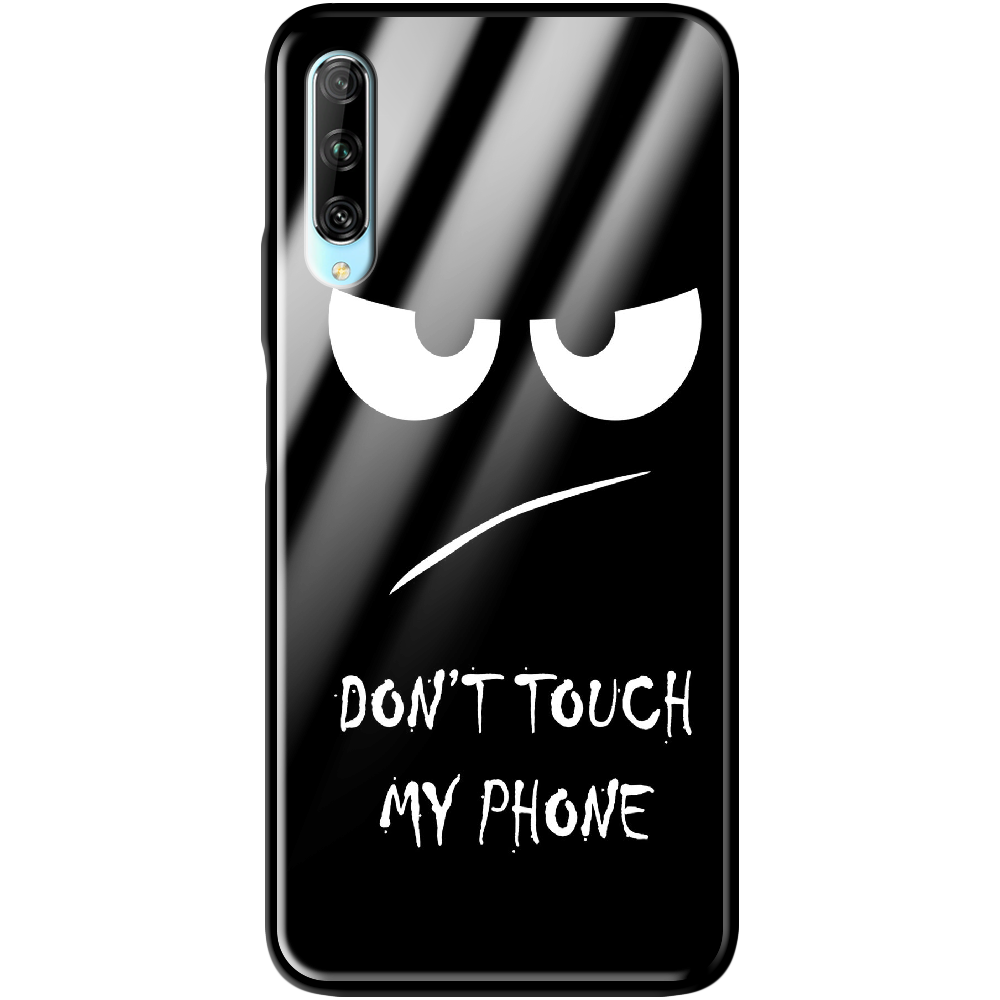 Чехол Boxface Huawei P Smart Pro Don't Touch my Phone Черный силикон со стеклом (38612-up535-39402)