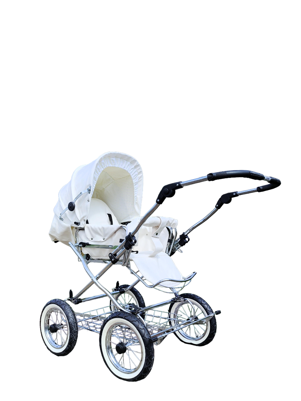 Коляска детская-трансформер Eichhorn Stroller modern Белый/Бежевый - фото 1