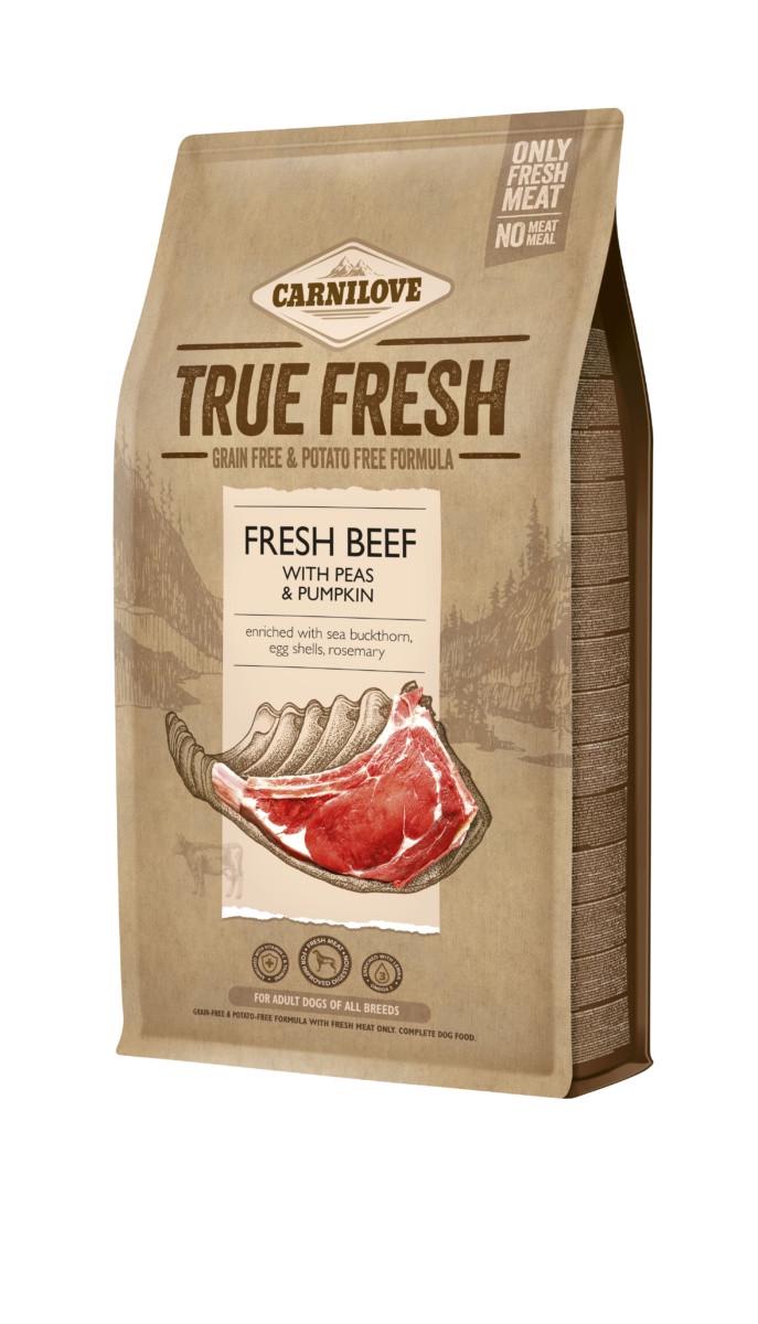 Корм сухой для собак Carnilove True Fresh Beef for dogs с говядиной 4 кг (8595602546046)