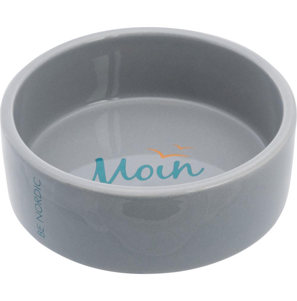 Миска для котов BE NORDIC Trixie керамическая 0,3 л 12 см Серый (TX-24353)