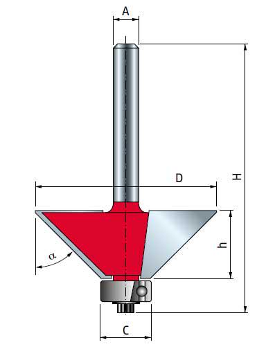 Фреза Freud кромочная прямая 42-10006P D9,5 h25,4 H71,5 (42-10006P) - фото 3 Фреза Freud кромочная прямая 42-10006P D9,5 h25,4 H71,5 (42-10006P) - фото 3