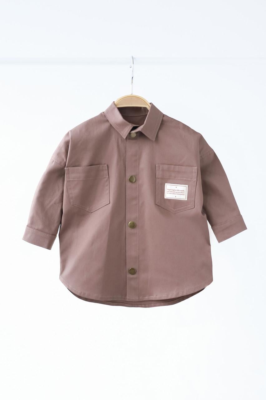 Сорочка дитяча дитяча Mag Baby Pair котонова 98 см 2-3 роки Коричневий (2883669933)